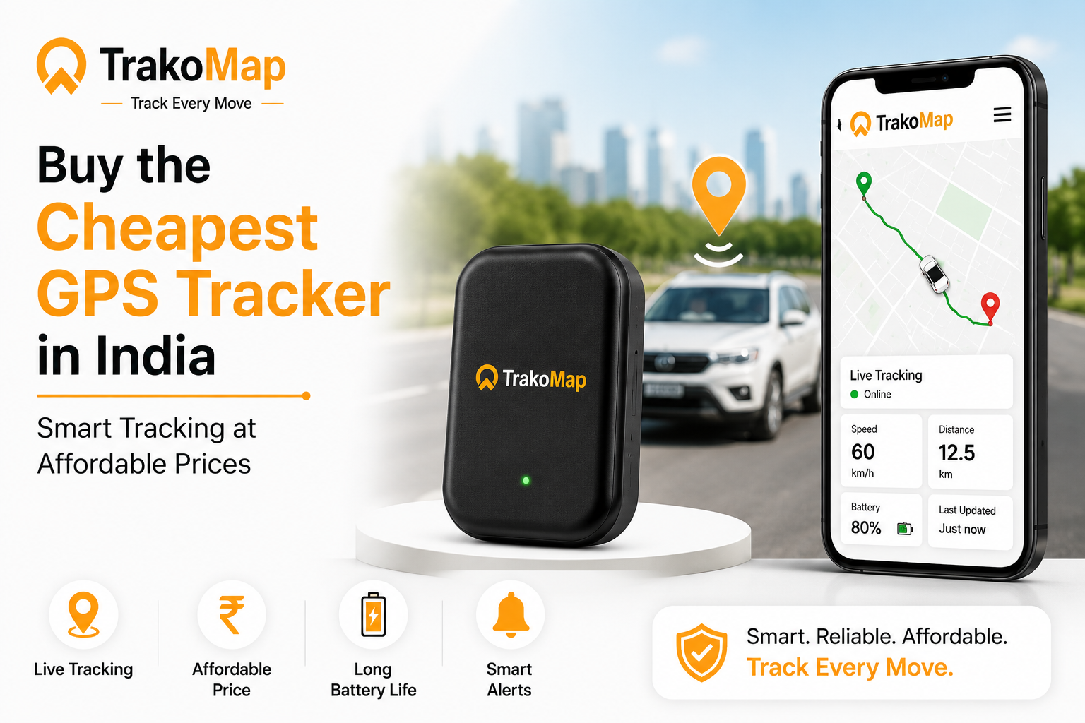 Buy the Cheapest GPS Tracker in India – Smart Tracking at Affordable Prices